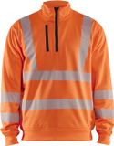 Blåkläder High Vis Sweatshirt halve rits 3564-2538 - High Vis Oranje - L