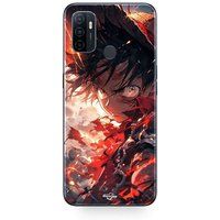 Maniacase Case Oppo A32 One Piece Luffy Boze Kunst Manga Anime Kopie