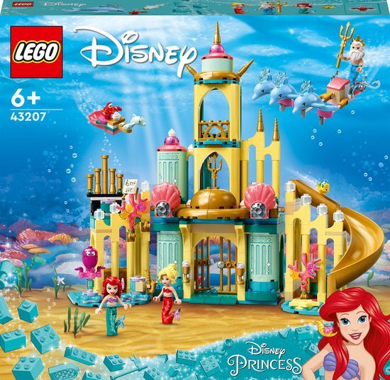 lego Disney Kleine Zeemeermin Ariëls Onderwaterpaleis - 43207