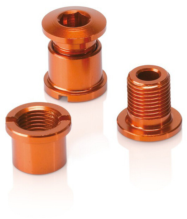 XLC Chainring Bolts 5-delige set, orange