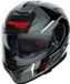 Nolan N80-8 casque avec système N-Com, noir/gris/rouge, taille XS (55)