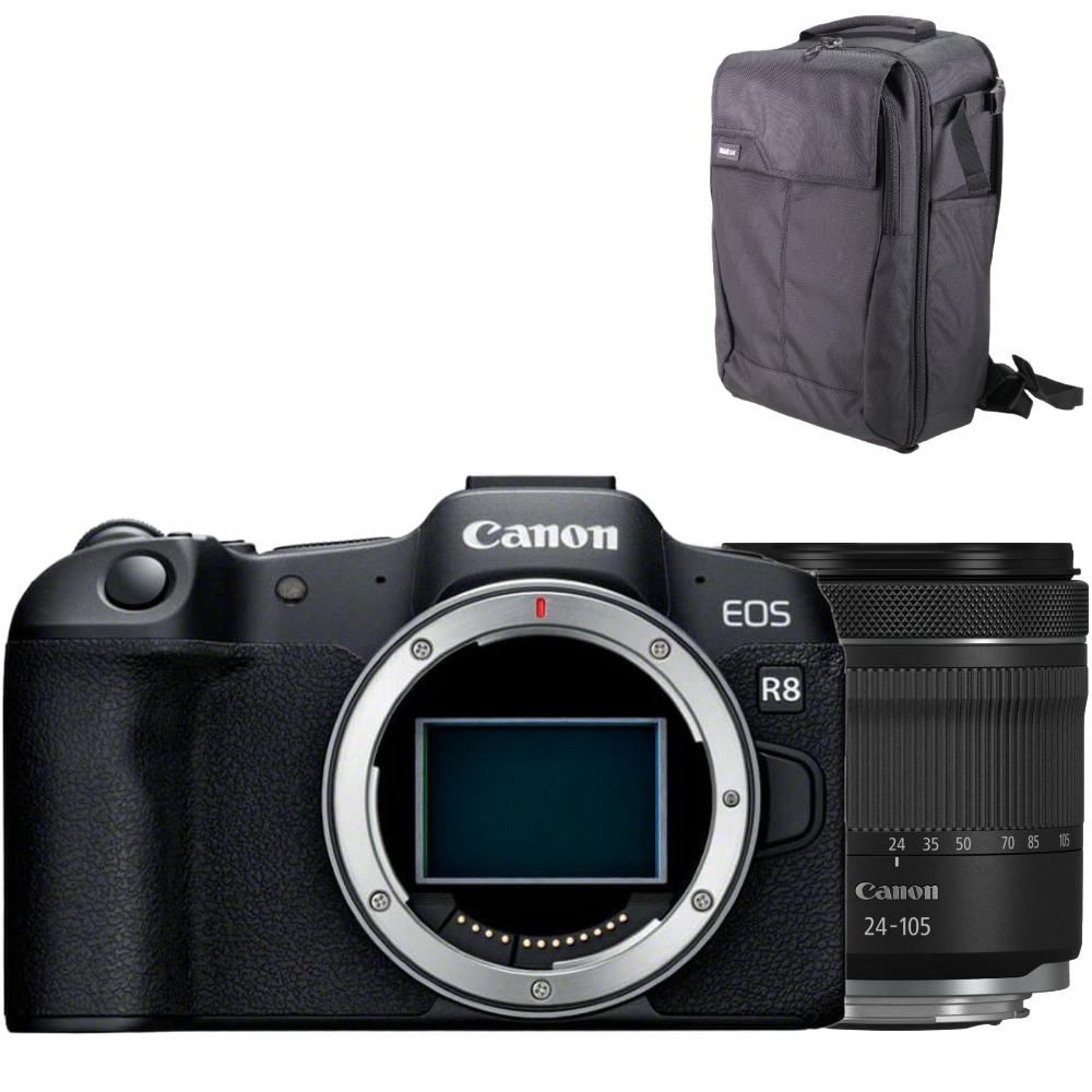 Canon EOS R8 + RF 24-105mm + Think Tank Mover Rugzak