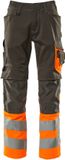 Mascot Safe Supreme Pantalon de travail avec poches genoux anthracite foncé/orange fluo C52