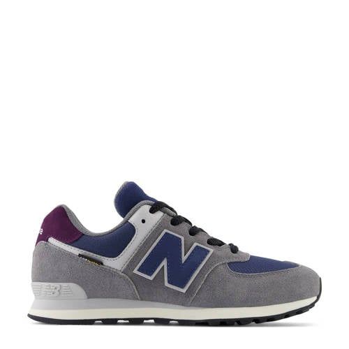 New Balance 574 sneakers grijs/blauw/aubergine