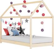 vidaXL Kinderbedframe massief grenenhout 70x140 cm