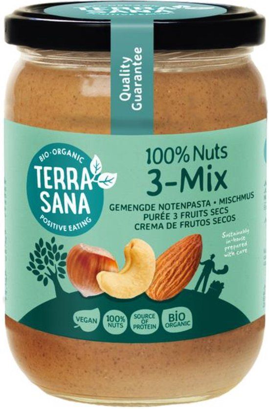 Terrasana Notenpasta 3 Mix 500 gr