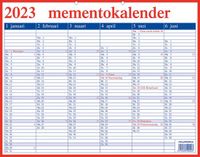 Aurora Mementoplaat Kalender - 420 x 330 mm - Nederlands