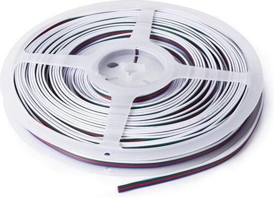 Velleman RGB-Kabel voor LEDstrips - 4-aderig - 25 m