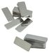 Gravurelabels roestvrij staal, 5 x 1,8 cm, zilverkleurig