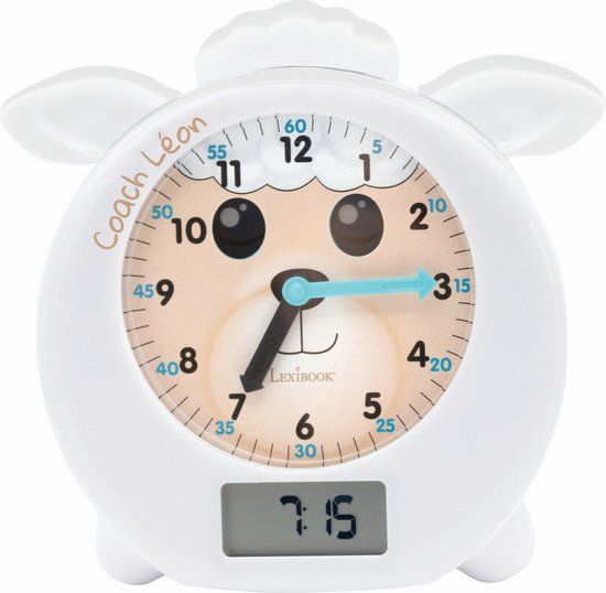 LEXIBOOK - My Educational Awakening LEON Sleep Coach - Verteller van verhalen en lichtjes (FR-versie)