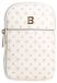 Bricioles Sac bandoulière pour femmes, noir, avec motif monogramme, en cuir polyuréthane, dimensions 14x18 cm