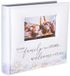 Malden International Designs Fotoalbum voor 2 foto's 10 x 15 cm met schrijfruimte en aquarelomslag in wit gebonden