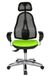 Topstar Bureaustoel Open Point SY Deluxe incl. in hoogte verstelbare armleuningen met hoofdsteun appelgroen