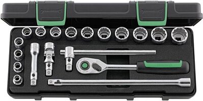 Stahlwille 3/8" (10mm) dopsleutelbit set - 19 delig