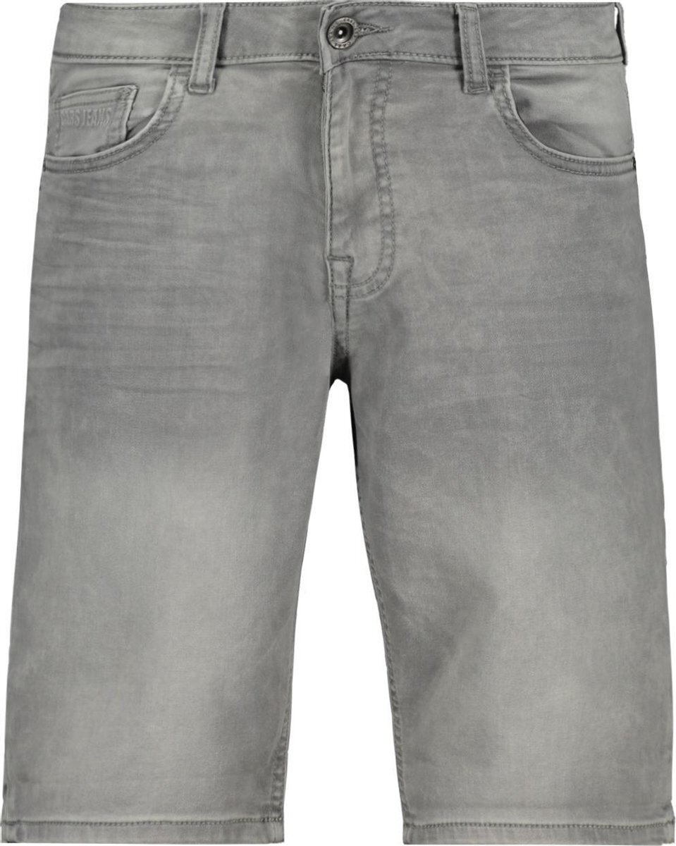 Cars Jeans Heren SEATLE Short Denim Grey Used - Maat S