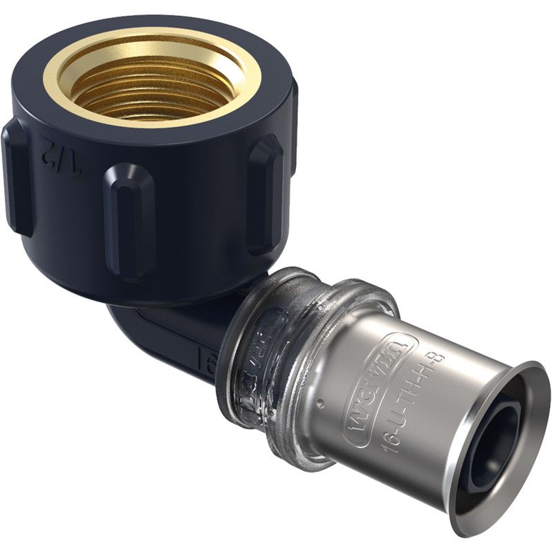 Wavin Tigris K5 pers schroefbus haaks 90deg 1/2"x16mm