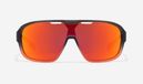 Hawkers Infinite lunettes de soleil Rectangulaire Unisexe Noir, Orange Nylon Jante complète