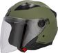 Acerbis Firstway 2.0, casque ouvert, couleur: Olive Mat, taille: M