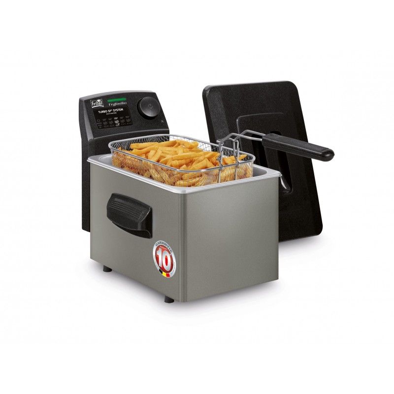 Fritel FryTastic 5150 - Frituurpan - 3L - 2300W - Zwart/Zilver