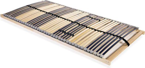 vidaXL Lattenbodem met 42 latten 7 zones 140x200 cm - Tweepersoons - Hout