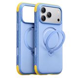 TORRAS Ostand Q3 Rugg Apple iPhone 18 Pro Hoesje MagSafe 360° Kickstand Blauw