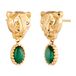 Just Cavalli JCER01492200 Boucles d'oreilles Femme Or Jaune Acier Vert Blanc