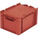 BITO Lagertechnik 1658772 Bac de rangement Apte pour les denrées alimentaires (l x l x h) 400 x 300 x 220 mm Rouge 1 pièce(s)