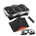 InnovaGoods Pack plaque vibrante avec haut-parleur, bandes de résistance, télécommande et ceinture sauna