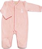 Sophie de giraf Pyjama en velours Rose 1 mois