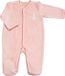 Sophie de giraf Pyjama en velours Rose 1 mois