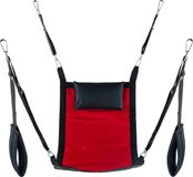 Rectangular Bol Rechthoekige Canvas Sling met 4 Punten Zwart Polyester