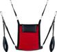 Rectangular Bol Rechthoekige Canvas Sling met 4 Punten Zwart Polyester
