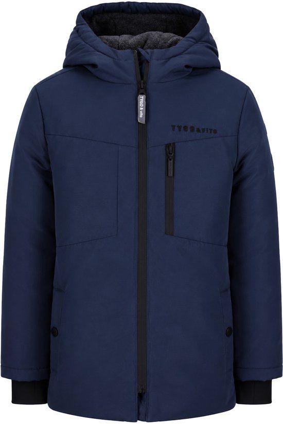 TYGO & vito Jongens Parka Joy - Maat 146/152 - Navy