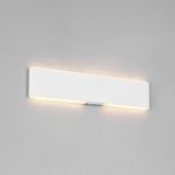 Trio Leuchten Conchita 257619131 Led-wandlamp op accu, metaal, mat wit, 3 watt, usb-C-aansluiting, magnetische wandhouder, afstandsbediening, lichtkleur en helderheid instelbaar