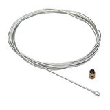 cyclingcolors Gaskabel universele motorfiets compatibel met Dell'Orto carburateur 3 x 3 mm 1,2 mm 2,50 m sneltrekgreep met klem kabel bromfiets scooter quad motorfiets