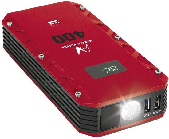 GYS Nomad-Power 400 Snelstartsysteem - 500A - 5000 mAh - Jumpstarter - Powerbank