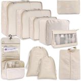 Ibenzoa® Set d'organiseurs de valise avec solutions d'emballage polyvalentes pour le voyage et l'usage quotidien