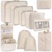 Ibenzoa® Set d'organiseurs de valise avec solutions d'emballage polyvalentes pour le voyage et l'usage quotidien