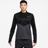 Nike Pacer Winterized Half-Zip Hardloopshirt Heren - antraciet, zwart, Maat S