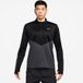 Nike Pacer Winterized Half-Zip Hardloopshirt Heren - antraciet, zwart, Maat S
