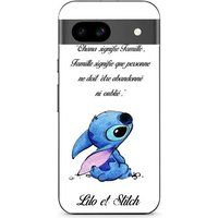 Maniacase Google Pixel 8a Hoesje steek-lilo-familie-wit