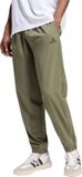 Adidas Sportswear Essentials Small Logo Stanford Lichte Woven Tapered Cuffed Broek - Heren - Groen