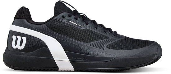 Wilson Rush Pro 5 Clay Zapatillas de Tenis para Hombre, Negro, Talla 42