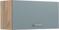 Vicco Hangkast R-Line, Blauw-grijs/Goudkleurig Eiken, 80 cm Plat