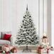 Prolenta Maison Exclusive - Kunstkerstboom met ingebouwde verlichting en set groene kerstballen