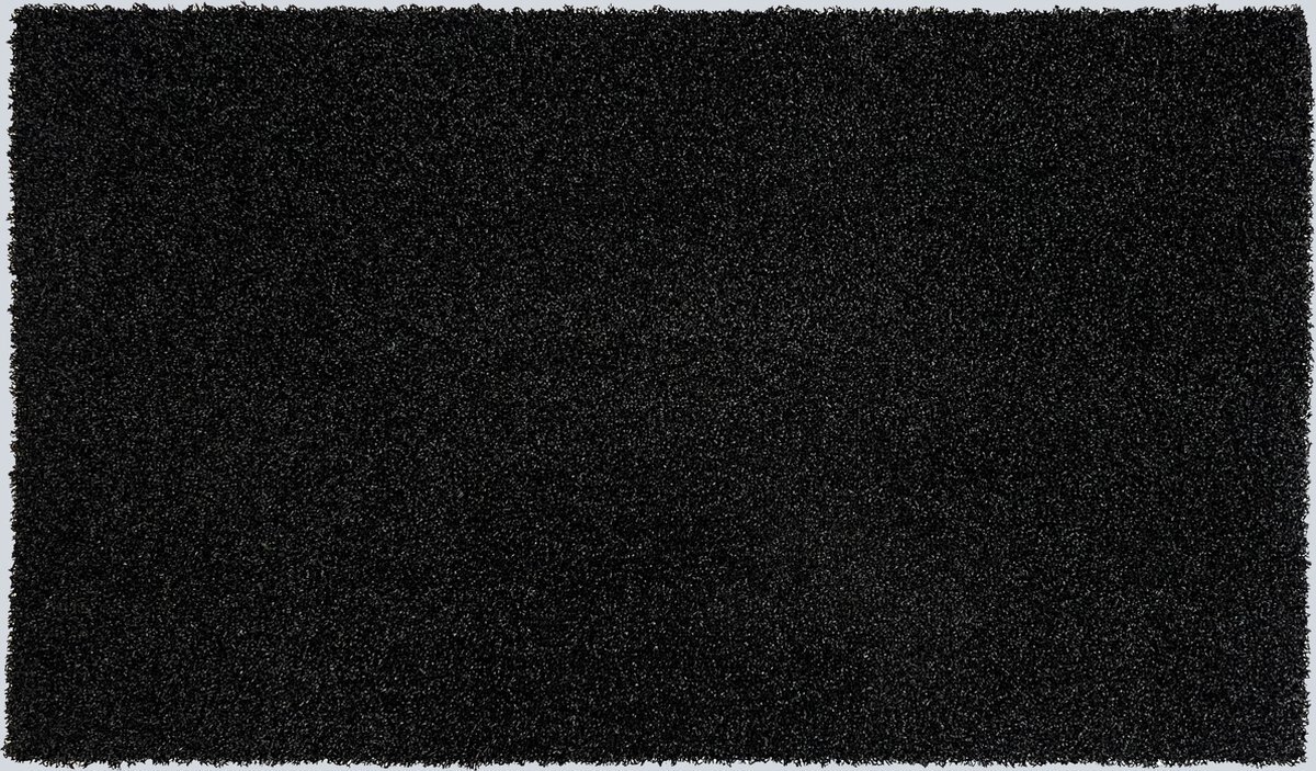 Heesters Kunstgras Kunstgras deurmat zwart 70cm bij 50cm