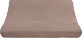 Baby's Only Gebreide baby aankleedkussenhoes - Waskussenhoes - Overtrek verzorgingskussen Pure - Mokka - 45x70 cm - 100% ecologisch katoen