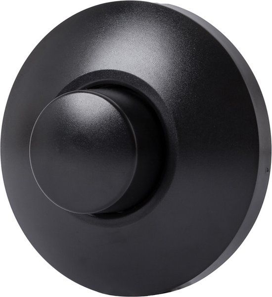 EcoDim - LED Vloerdimmer - ECO-DIM.09 - Fase Afsnijding RC - 0-50W - Mat Zwart