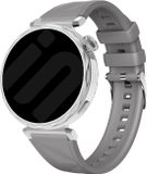Strap-it Premium siliconen bandje 18mm - Grijs
