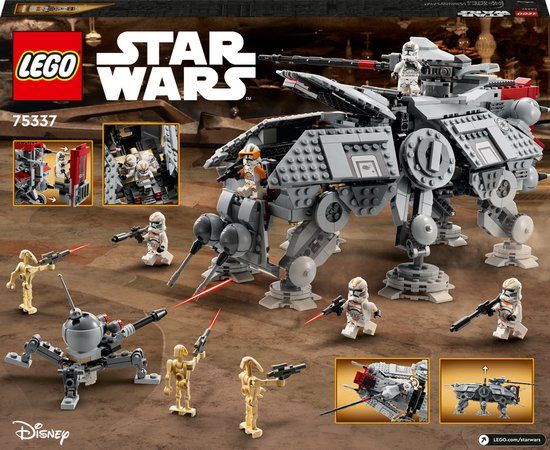 LEGO Star Wars AT-TE Walker 75337 - Bouwset - 1082 Onderdelen